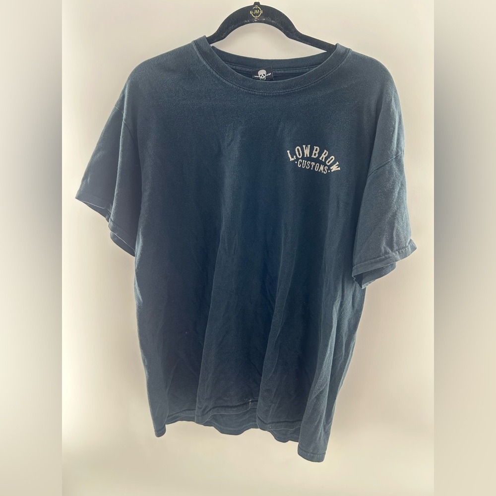Lowbrow Graphic Black Men's Tee Size Large